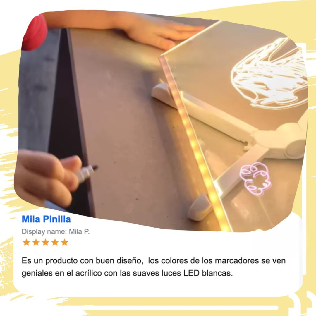 Pizarra de Luz Mágica