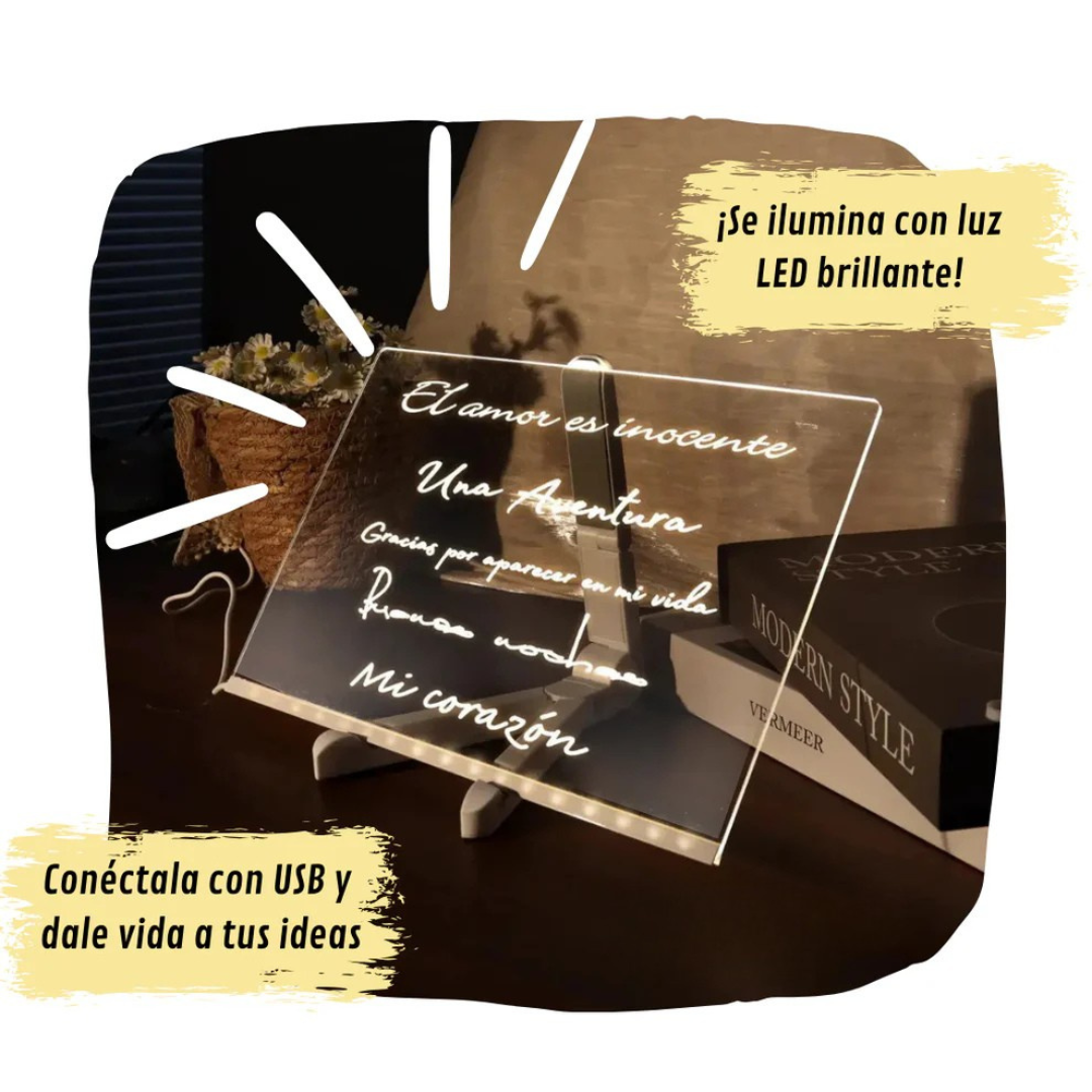 Pizarra de Luz Mágica
