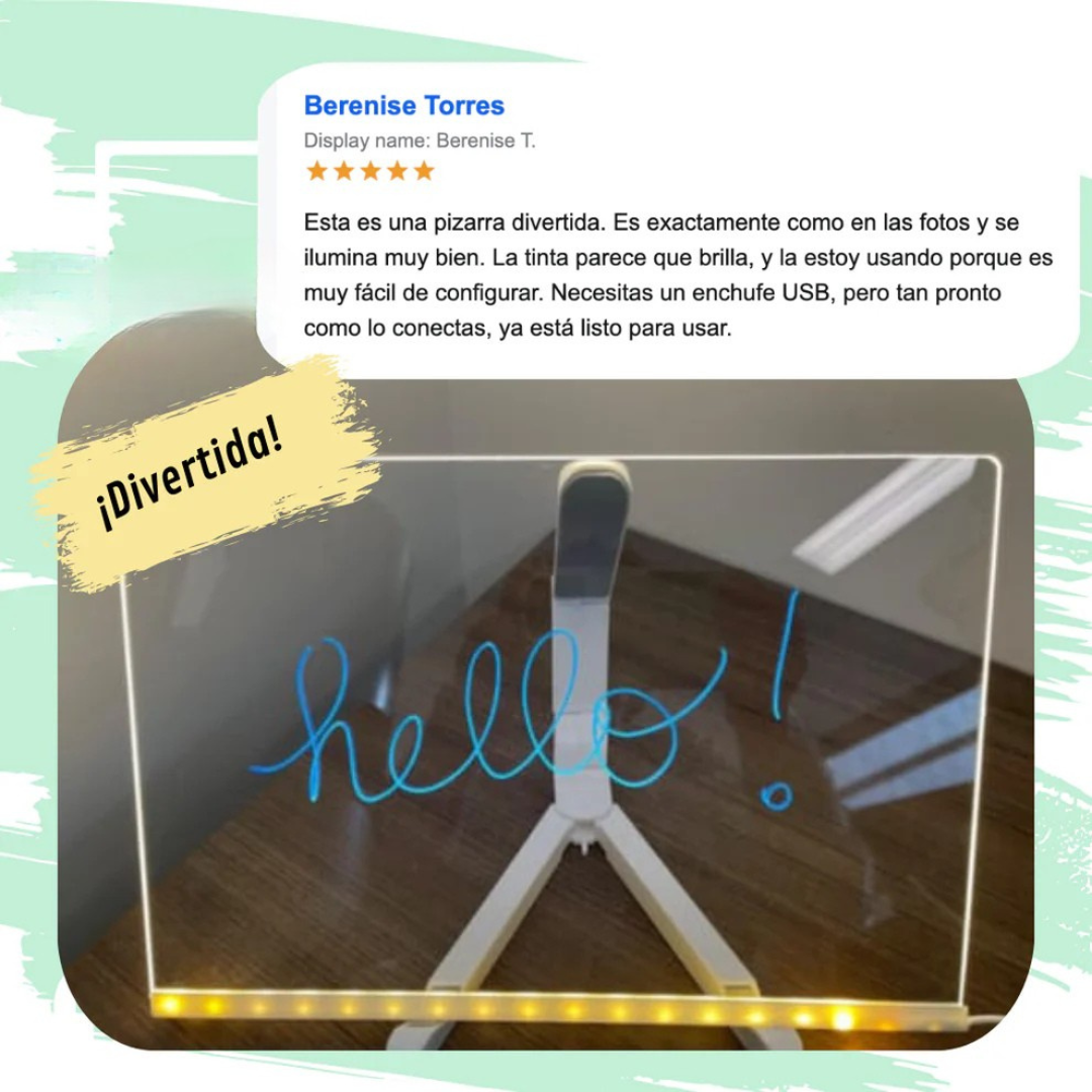 Pizarra de Luz Mágica