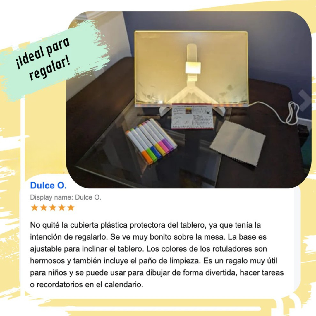 Pizarra de Luz Mágica
